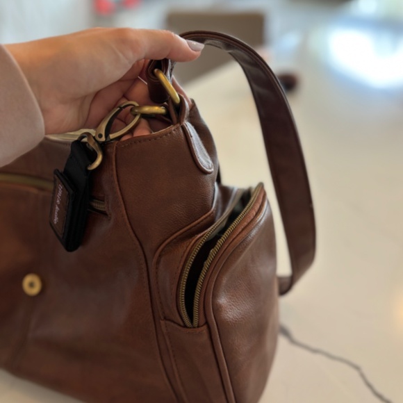 Leather diaper bag - Picture 4 of 5